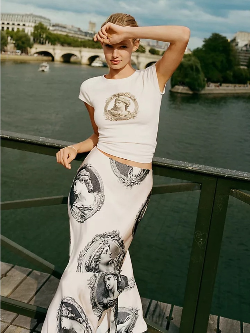Anthropologie Maeve Skirt and Tee